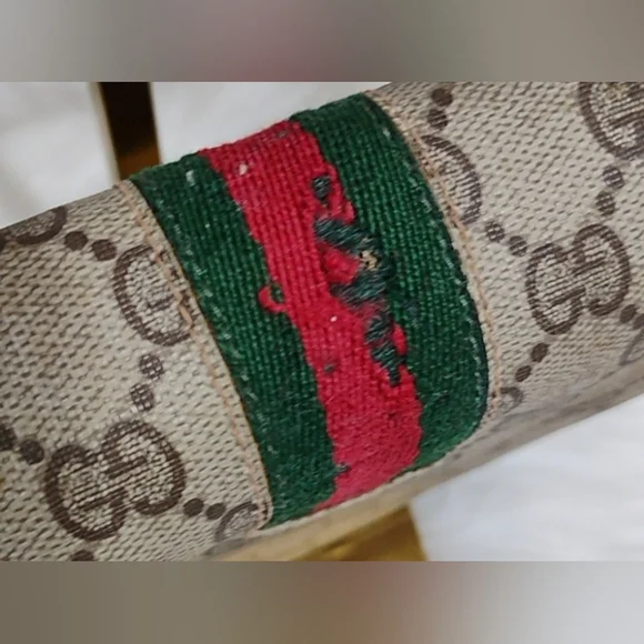 SALE! Auth Gucci Ophidia GG Monogram Supreme Sherry Line Vintage Shoulder Bag - Picture 4 of 16